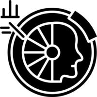 Futuristic Glyph Icon vector