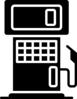 Gas Station Glyph Icon vector