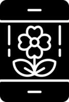 Mobile Glyph Icon vector