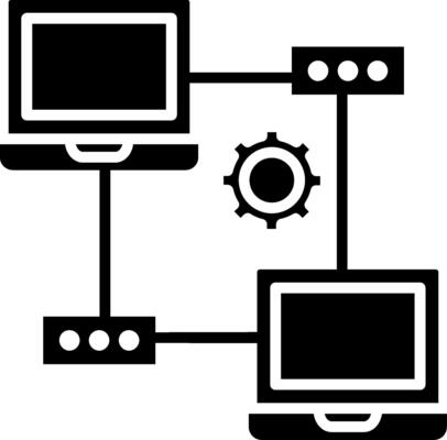 Network Glyph Icon