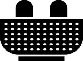 Bowl Glyph Icon vector