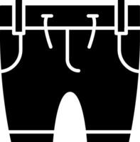 Shorts Glyph Icon vector