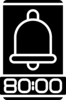 Time Glyph Icon vector