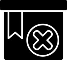 Rejected Glyph Icon vector