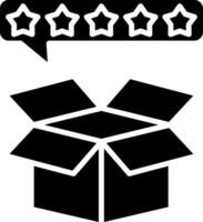 Testimonial Glyph Icon vector