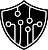 Security Glyph Icon vector