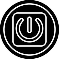 Power Glyph Icon vector