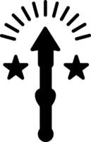 wand Glyph Icon vector