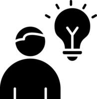 Idea Glyph Icon vector