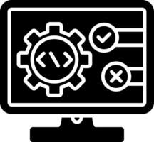 Testing Glyph Icon vector
