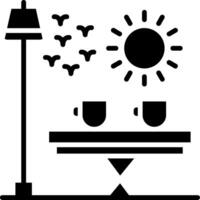 Folding Glyph Icon vector
