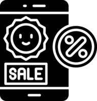 Smartphone Glyph Icon vector