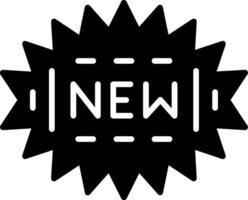 New Glyph Icon vector