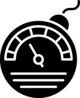 Response Glyph Icon vector