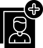 Post Glyph Icon vector