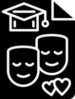 Extracurricular Activities Glyph Icon vector
