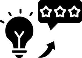 Idea Glyph Icon vector