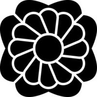 Anemone Glyph Icon vector