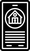 Phone Glyph Icon vector