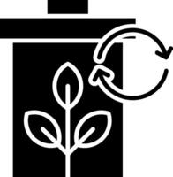 Recycle Glyph Icon vector