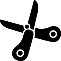 Scissors Glyph Icon vector