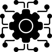 Networking Glyph Icon vector