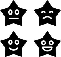 Rating Glyph Icon vector