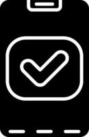 Smartphone Glyph Icon vector