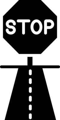 Stop Glyph Icon