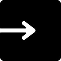 Arrow Graphic Glyph Icon vector