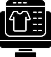 Ecommerce Glyph Icon vector