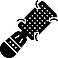 Lint Roller Glyph Icon vector