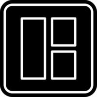 Layout Glyph Icon vector