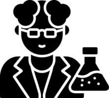 Scientist Glyph Icon vector