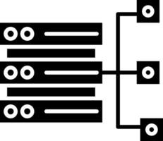 Server Glyph Icon vector