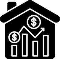 Property Glyph Icon vector
