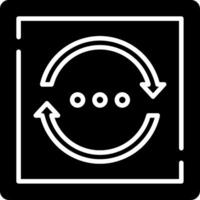 Refresh Glyph Icon vector