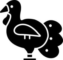 Turkey Glyph Icon vector