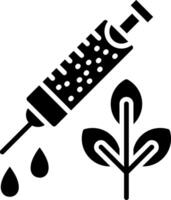 Syringe Glyph Icon vector