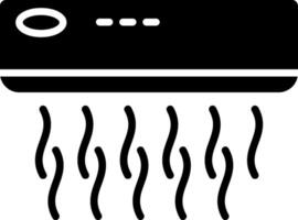 Air Conditioner Glyph Icon vector