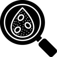 Analysis Glyph Icon vector