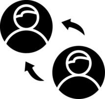 Change Glyph Icon vector