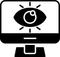 Data Visualization Glyph Icon vector