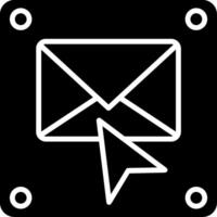 Mail Glyph Icon vector