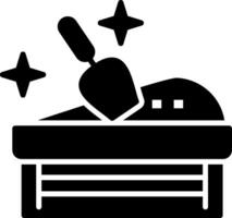 Sandbox Glyph Icon vector