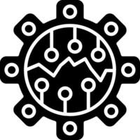 configuration Glyph Icon vector