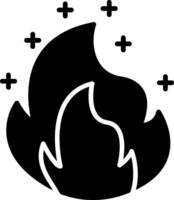 Fire Glyph Icon vector