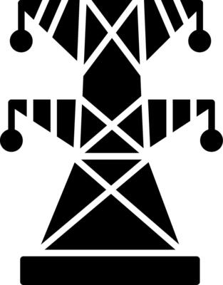Electric Power Glyph Icon