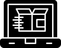 Logistic Glyph Icon vector