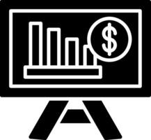 Presentation Glyph Icon vector